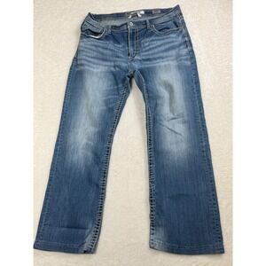 BKE Tyler Men's Size 36 Jeans Hemmed Actual Inseam 28"  Bootcut Medium Wash